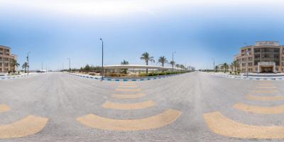 محوطه بیرون دانشکده پزشکی